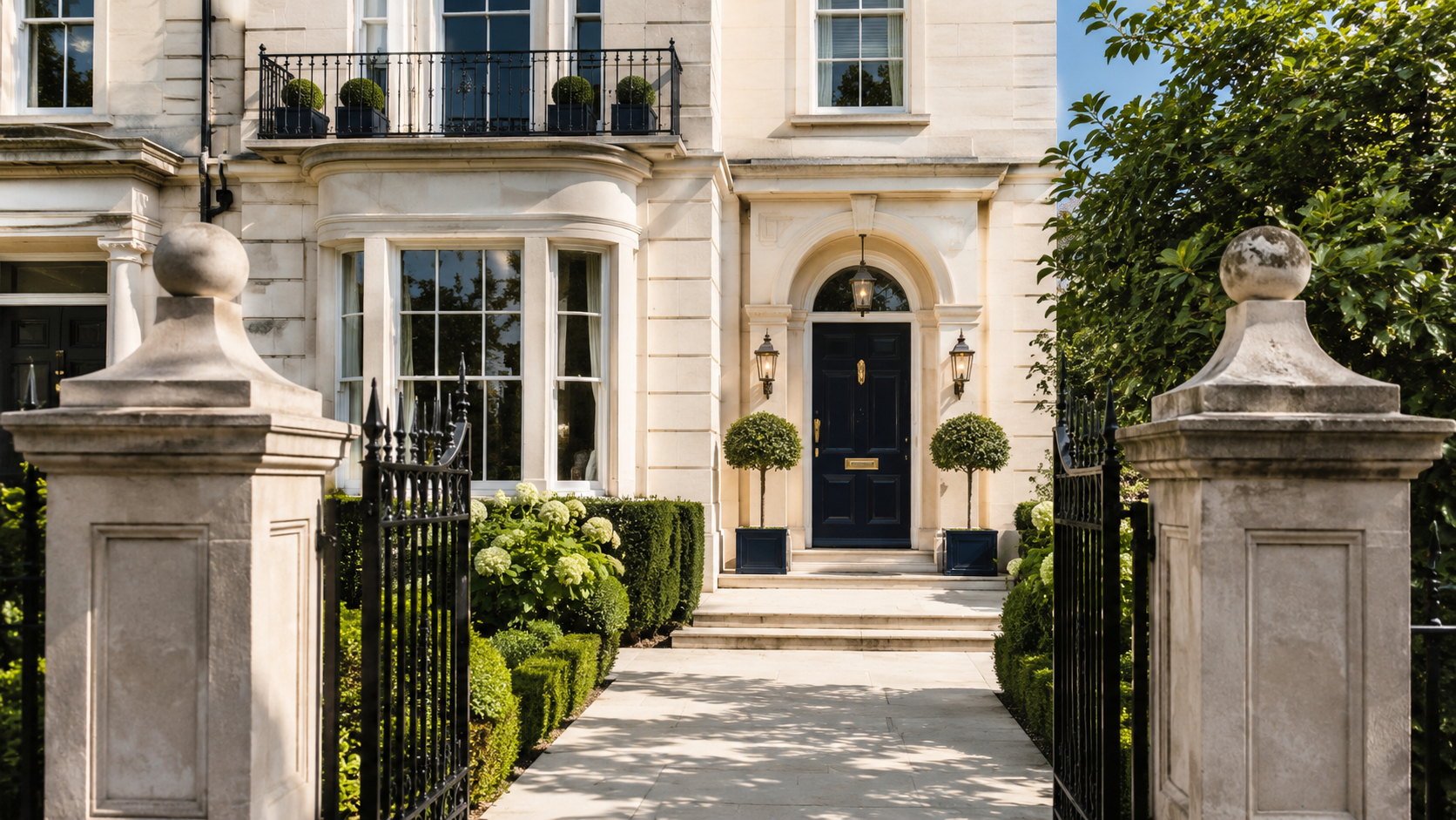 Luxury British estate agency property